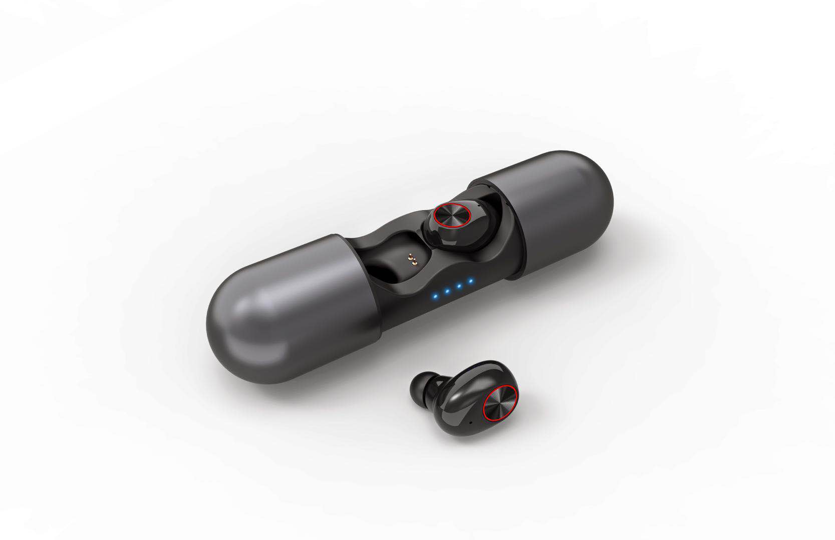 Wireless bluetooth earphones with charging cases 