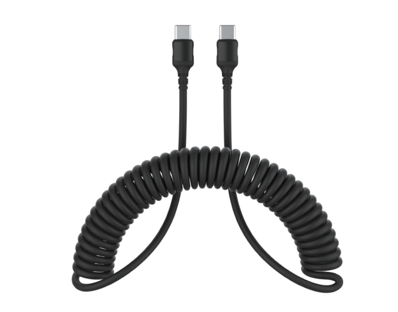 PS-703A USB-C to USB-C Spring cable